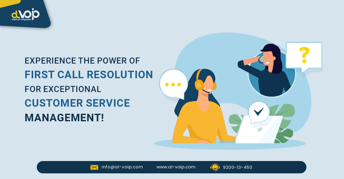 Avoid waiting customer queues using technology and first call resolution techniques