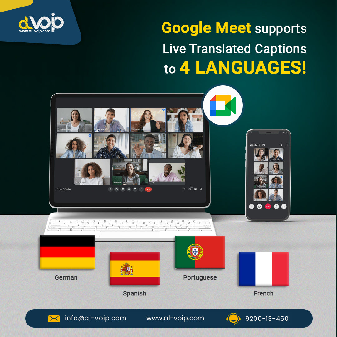 Google Meet Supports Live Translated Captions to 4 Languages