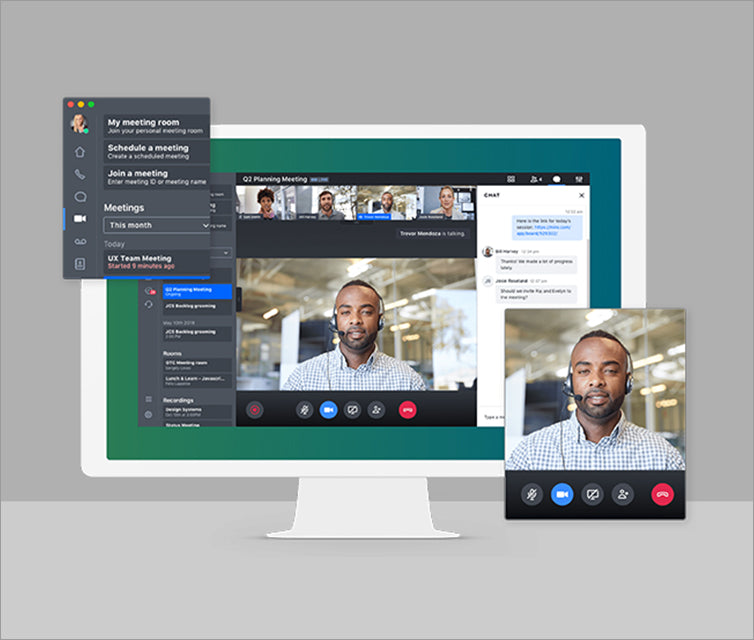 CUTTING-EDGE SOFTWARE CONNECTIVITY: SEAMLESS INTEGRATION WITH TOP VIDEO MEETING PLATFORMS AND BYOD FLEXIBILITY.
