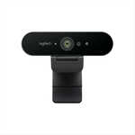 Logitech BRIO 4K - Webcam BRIO 4K, Ultra HD Video Calling, Noise-Canceling mic, HD Auto Light Correction, Wide Field of View, Works with Microsoft Teams, Zoom, Google Voice