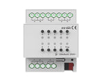 Akubela KXAC-B1R8A10 Switch Module – 8 Gang 10A KNX Smart Control, 250V-440VAC, Bus Powered, DIN Rail Design