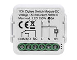 Akubela QS-Zigbee-S05-LN –  1 Gang ZigBee Switch Module-EU, ZigBee 3.0, 2300W Load, Smart Voice Control