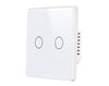 Akubela TYSH-Z2213 2 Gang ZigBee Touch Switch-EU White Panel | AL-VoIP Store