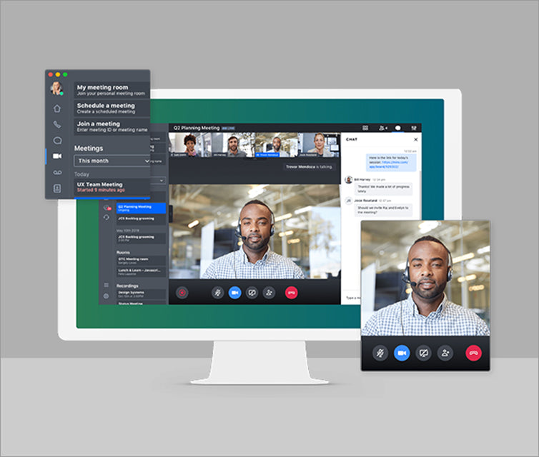 ﻿CUTTING-EDGE SOFTWARE CONNECTIVITY: SEAMLESS INTEGRATION WITH TOP VIDEO MEETING PLATFORMS AND BYOD FLEXIBILITY.