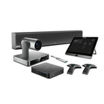 Yealink MVC860-C3-211 - Microsoft Teams Rooms System MVC860-C3-211, for Medium to Large Rooms, MCore Pro PC, UVC86 dual-eye 4K camera, Dual VCM34 conference MICs, a WPP20 wireless presentation pod, MSpeaker II soundbar, and a PoE switch