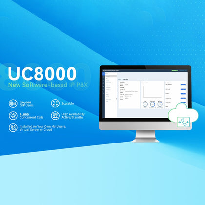 Dinstar UC8000 VoIP PBX with 20,000 SIP Users, Cloud Deployment