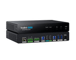 Yealink DE300 – AV over IP Decoder, 4K@60Hz 4:4:4 Ultra-Low Latency, HDMI Input/Output, USB 3.0 Capture, Gigabit Ethernet, HDCP 2.3 Support