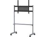 Yealink MB-FS-VESA FloorStand VESA – Mobile Display Stand, Storage Tray, Cable Management, Heavy-Duty Design, Professional Mount