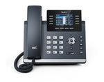 هاتف Yealink SIP-T44U – هاتف IP للأعمال، 12 حساب SIP، شاشة ملونة 2.8 بوصة، منافذ USB مزدوجة، صوت عالي الدقة، دعم التوسع
