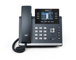 هاتف IP من Yealink طراز SIP-T44W – اثنا عشر حساب SIP، شاشة ملونة 2.8 بوصة، منافذ USB مزدوجة، Wi-Fi وBluetooth مدمجين