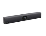 Yealink UVC40 E2 – شريط فيديو USB، كاميرا بدقة 4K فائقة الوضوح، زاوية واسعة 120 درجة، تتبع بالذكاء الاصطناعي، مصفوفة 8 ميكروفونات، تصميم شامل الكل في واحد