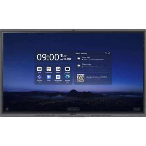 MAXHUB V6530 - Interactive Screen V6530, 65 Inches, Touch 4K Flat Panel, Dual Camera 48MP & 8 MP