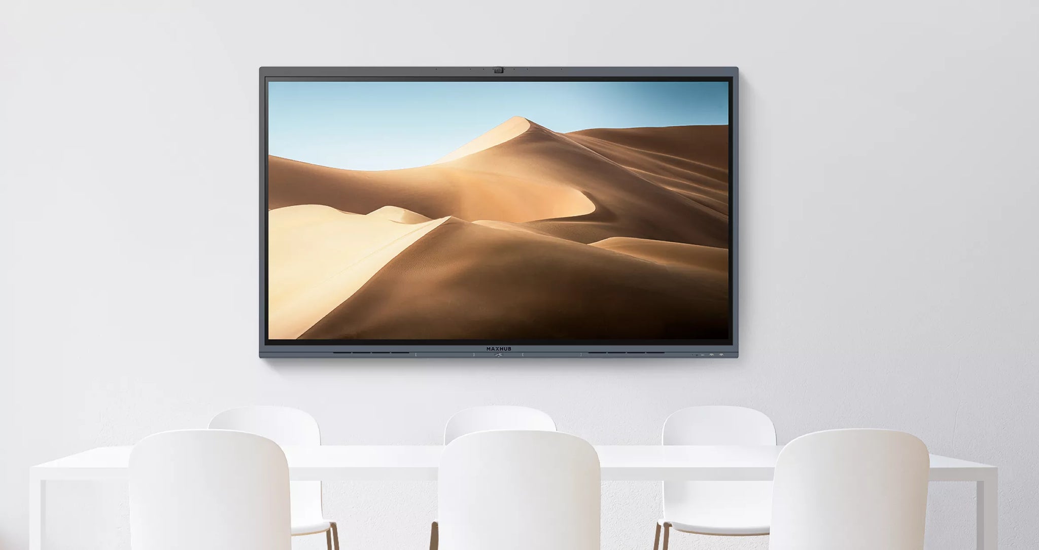 MAXHUB C5530 - Interactive Screen C5530, 55 Inches, Touch 4K Flat Panel, 48MP Camera, Auto Framing