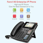 Fanvil X6U - High-End IP Phone X6U, Enterprise, Color Display, 20 SIP lines, 3-way conference