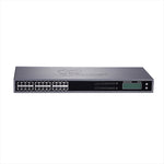 Grandstream GXW4224 - Analog FXS VoIP Gateway GXW4224, with 4 SIP server, 24 FXS Ports, 1 Gigabit Port, Eco Cancellation