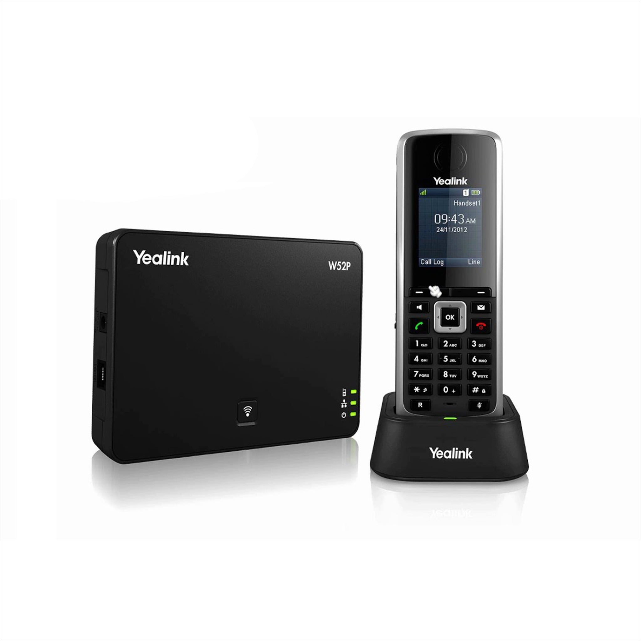 Yealink W52P Entry Level Wireless DECT IP Phone W52P AL-VoIP Store Al-