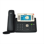 يالنك T29G - هاتف يالنك T29G آي بي فون مكتبي، هاتف SIP مكتبي، صوت HD عالي الجودة، يدعم 16 حساب، شاشة LCD، منفذ جيجابت مزدوج، تقنية PoE