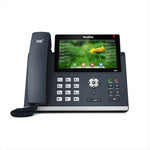 يالنك T48S - هاتف يالنك T48S آي بي فون مكتبي، هاتف SIP مكتبي، صوت HD عالي الجودة، يدعم حتى 16 حساب، شاشة لمس 7 انش ملونة LCD، منفذ جيجابت مزدوج، تقنية PoE