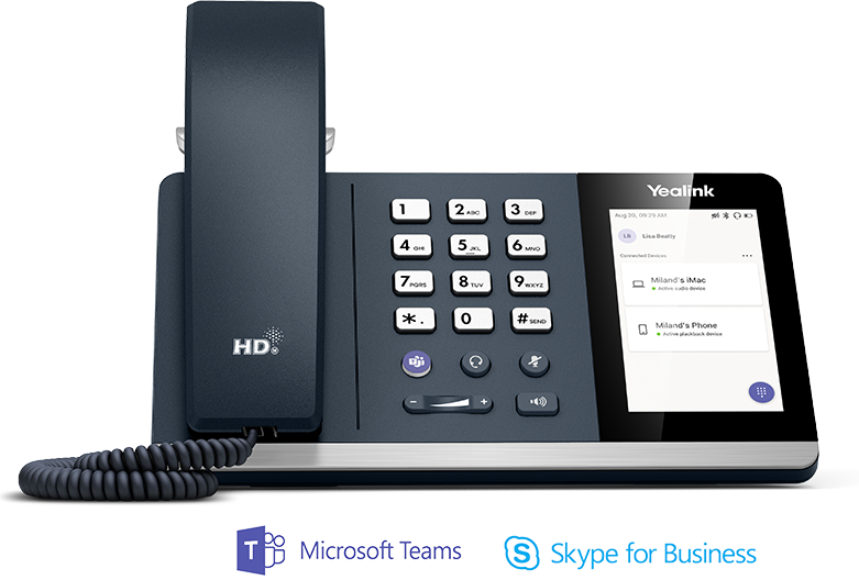 Yealink MP50 - Teams IP Phone MP50, Touch Screen, HD Audio | AL-VoIP Sore