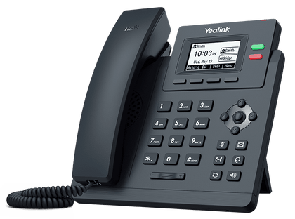 Yealink T31G - Entry Level IP Phone T31G, HD Voice, 2 SIP Accounts, Firware unified, Dual port Gigabit Ethernet, Device Management Platform