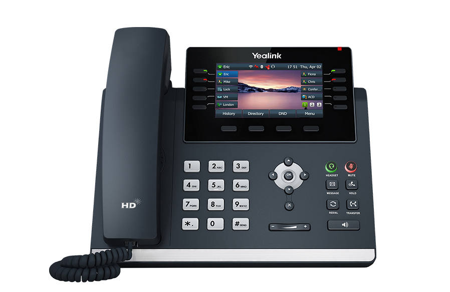 Yealink T46U - IP Phone T46U, Gigabit, PoE, 16 SIP Line | AL-VoIP Store
