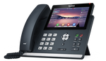يالنك T48U - هاتف يالنك T48U آي بي فون مكتبي للاعمال، هاتف SIP مكتبي، صوت HD عالي الجودة، يدعم حتى 16 حساب فويب، شاشة تاتش ملونة، منفذ جيجابت مزدوج، تقنية PoE