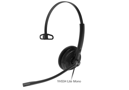 Yealink YHS34 - Call Center headset YHS34 Dual \ Mono | ALVoIP Store
